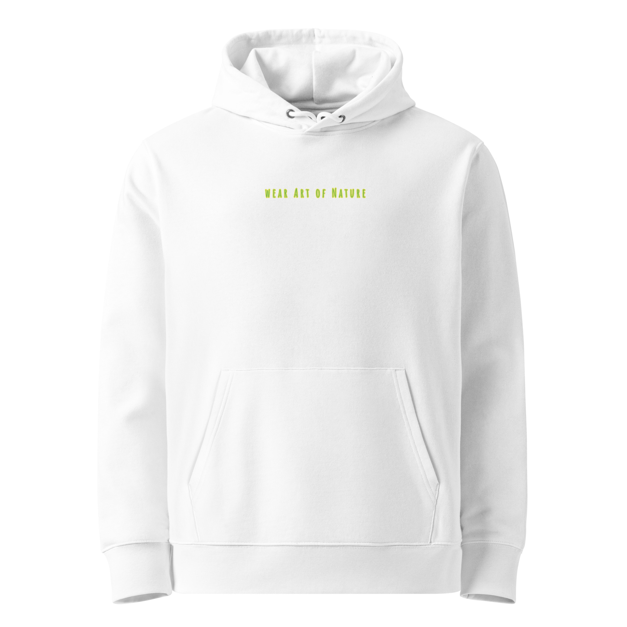 frog x backprint hoodie – nachhaltige bio mode von wear art of nature core collection
