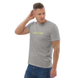 unisex organic cotton creator 2.0 t shirt heather grey left front 6a7b5f81a2b19