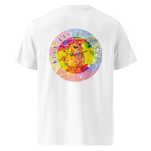 bear round front / backprint t shirt – nachhaltige bio mode von wear art of nature core collection