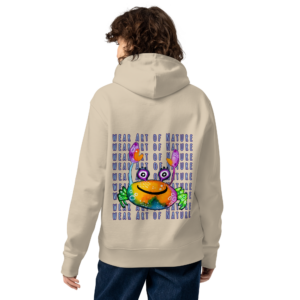 unisex essential eco cruiser 2.0 hoodie desert dust back 6a5e44d002e13