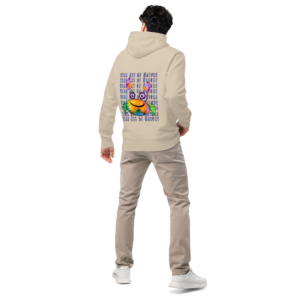 unisex essential eco cruiser 2.0 hoodie desert dust back 6a5e44d003509