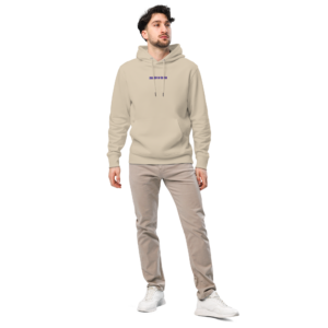 unisex essential eco cruiser 2.0 hoodie desert dust front 6a5e44d0032b8