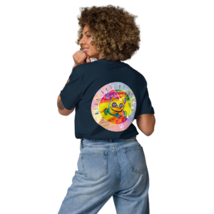 unisex organic cotton creator 2.0 t shirt french navy back 6a5e43cf094ee