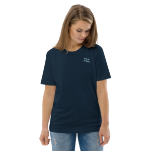 unisex organic cotton creator 2.0 t shirt french navy front 2 6a5e43cf0742e