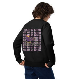 unisex eco changer 2.0 sweatshirt black back 6a7b5b7b913a8