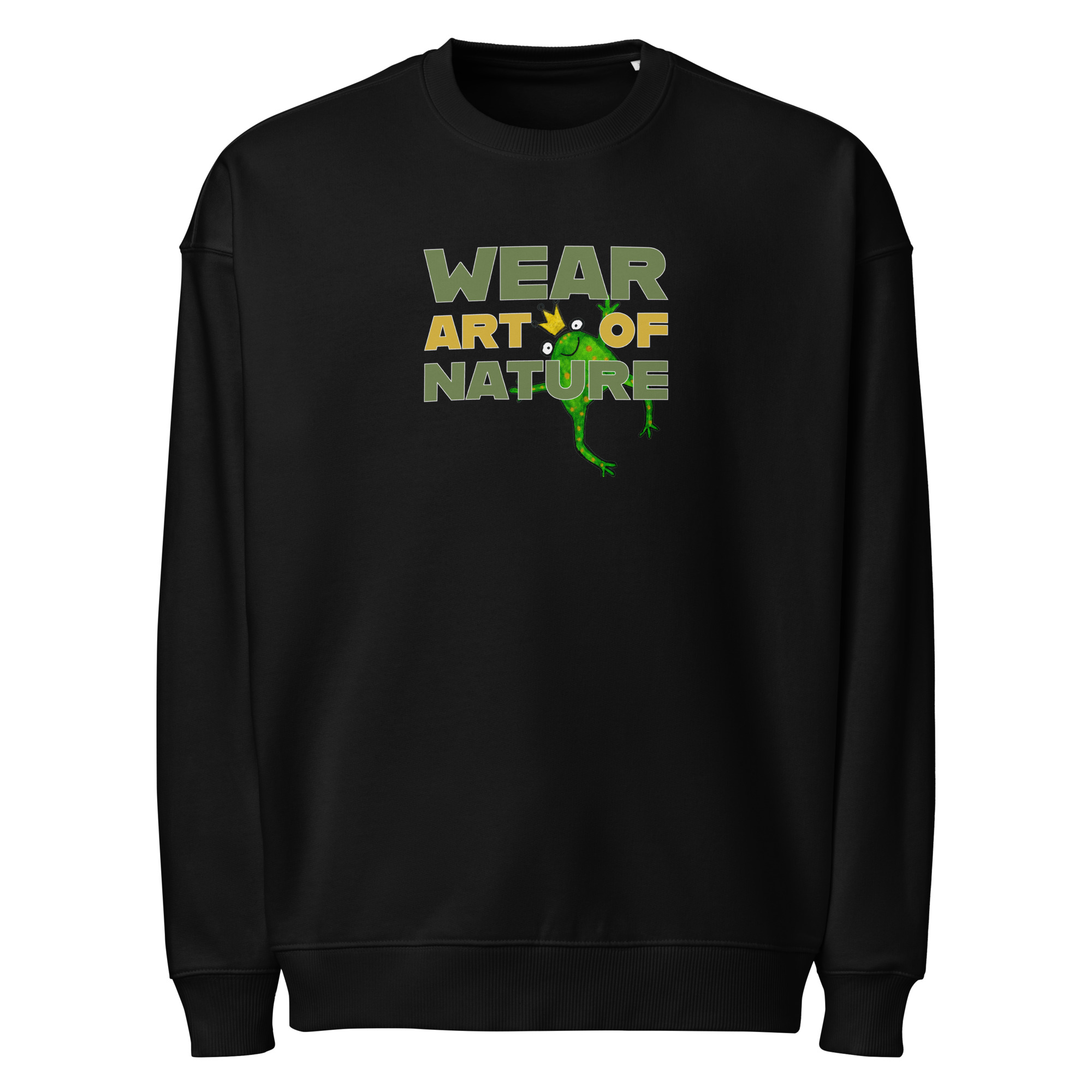 Frog Frontprint Oversize | Streetwear Frosch wear Art of Nature