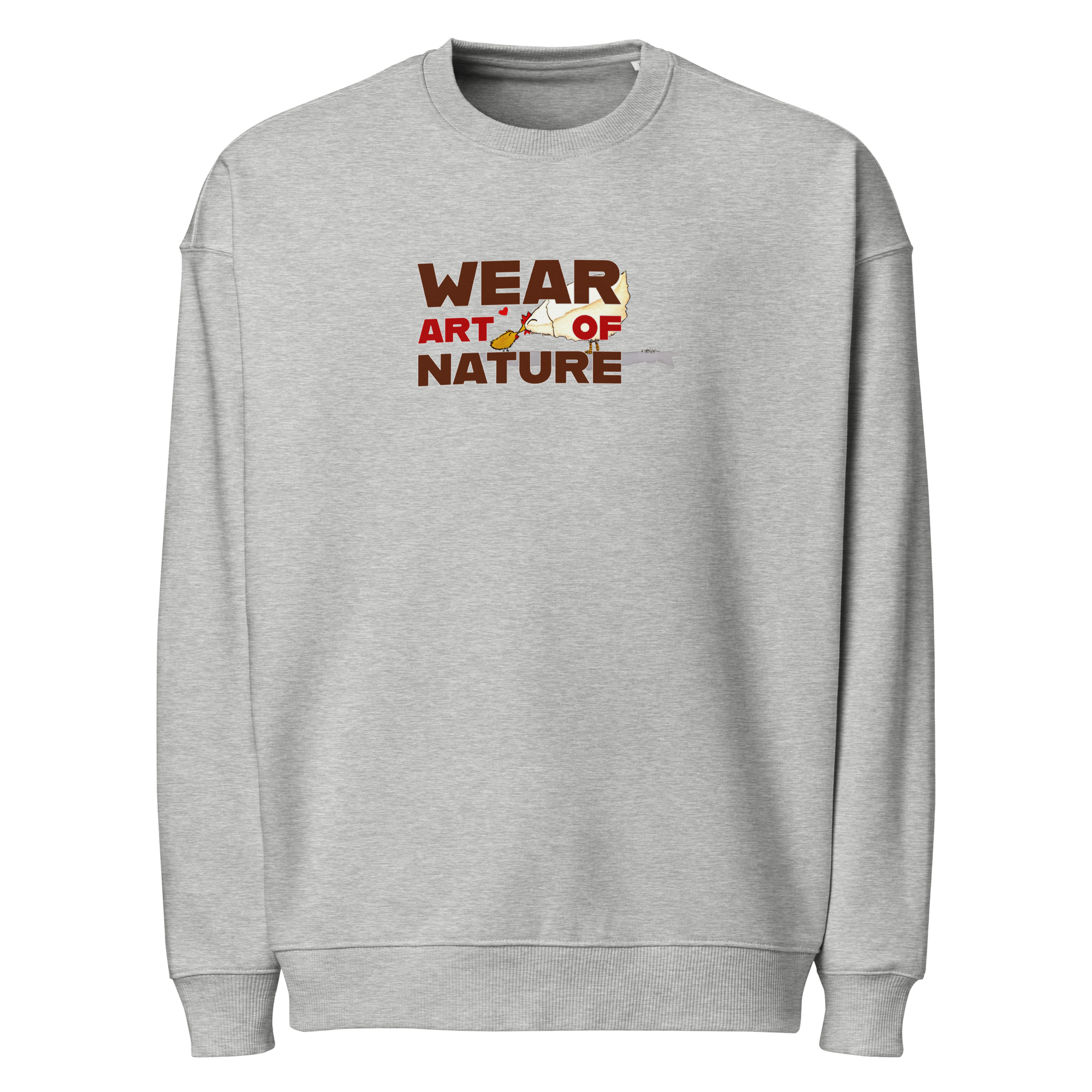 Chicken Frontprint Oversize | Streetwear Huhn wear Art of Nature – Bild 3