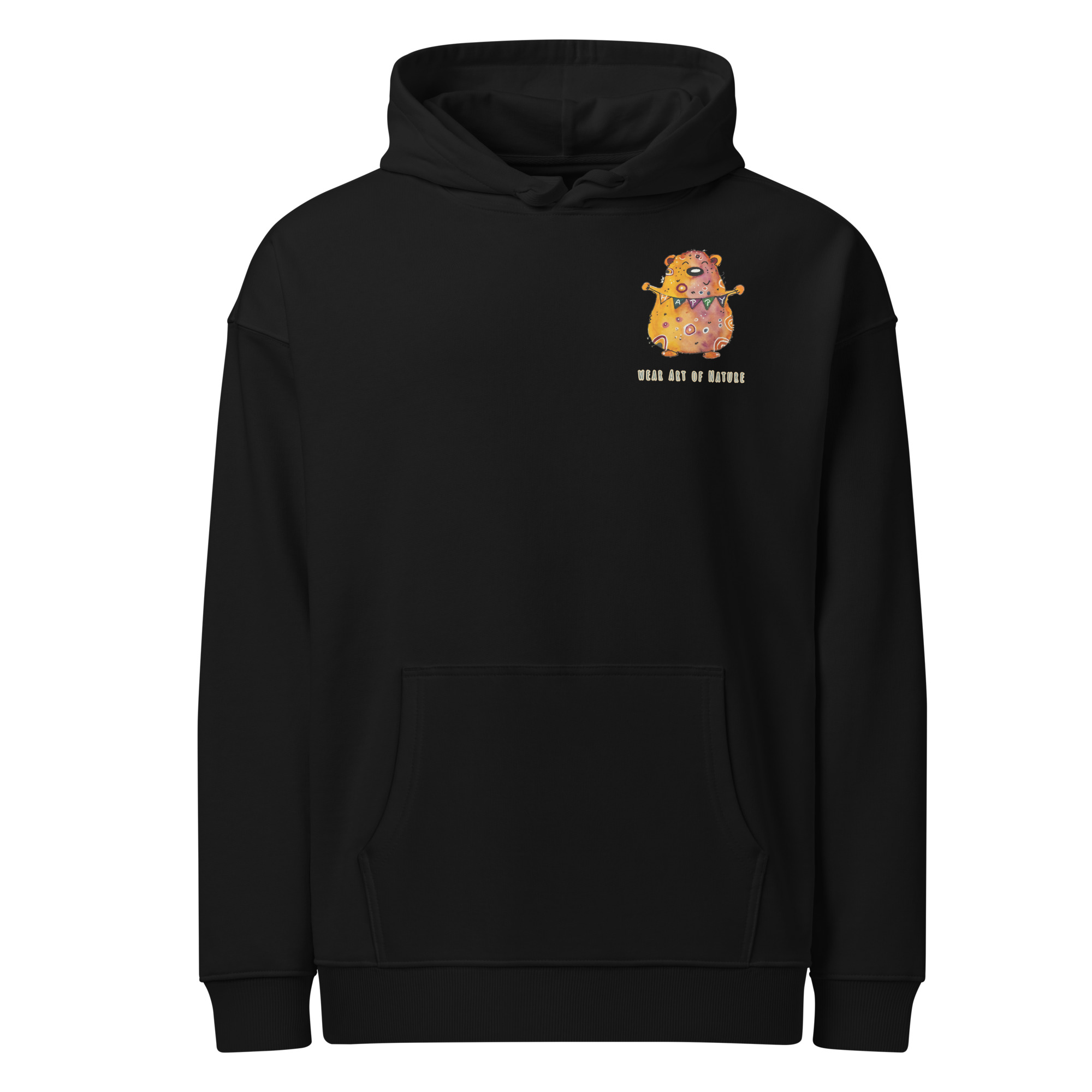 Bear L-Backprint Oversized Hoodie | Streetwear Bär Oversized Hoodie – Bild 13