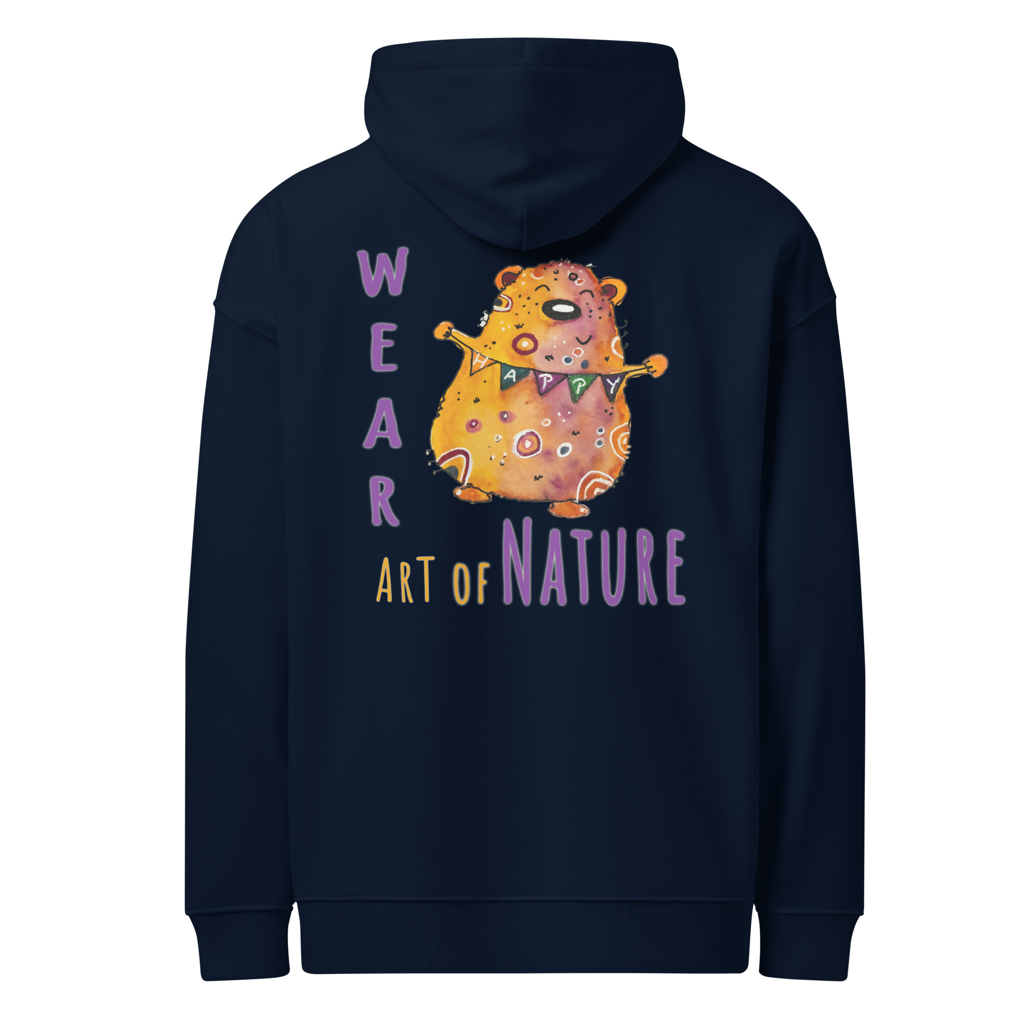 Bear L-Backprint Oversized Hoodie | Streetwear Bär Oversized Hoodie – Bild 18