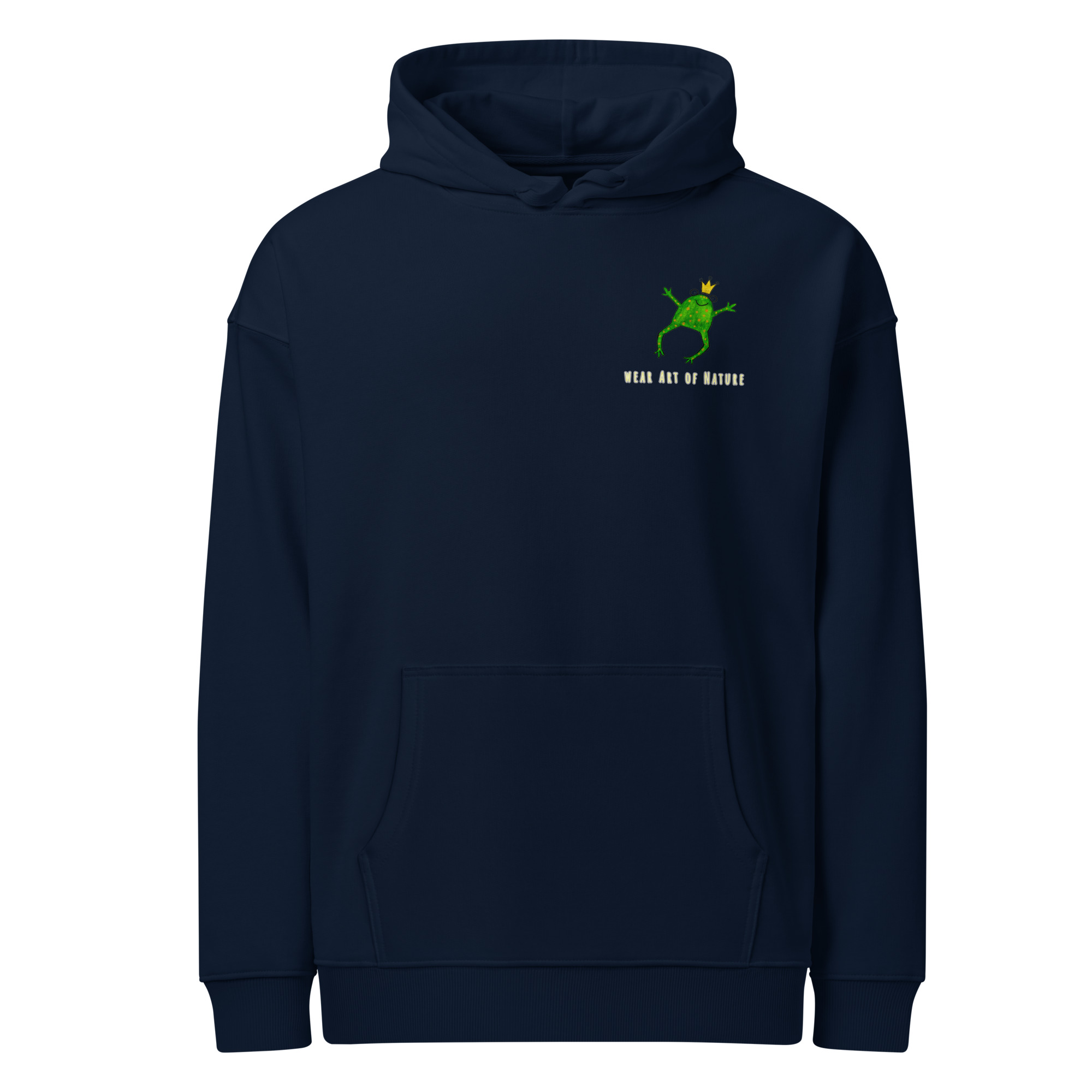 Frog L-Backprint Oversized Hoodie | Streetwear Frosch Oversized Hoodie – Bild 2