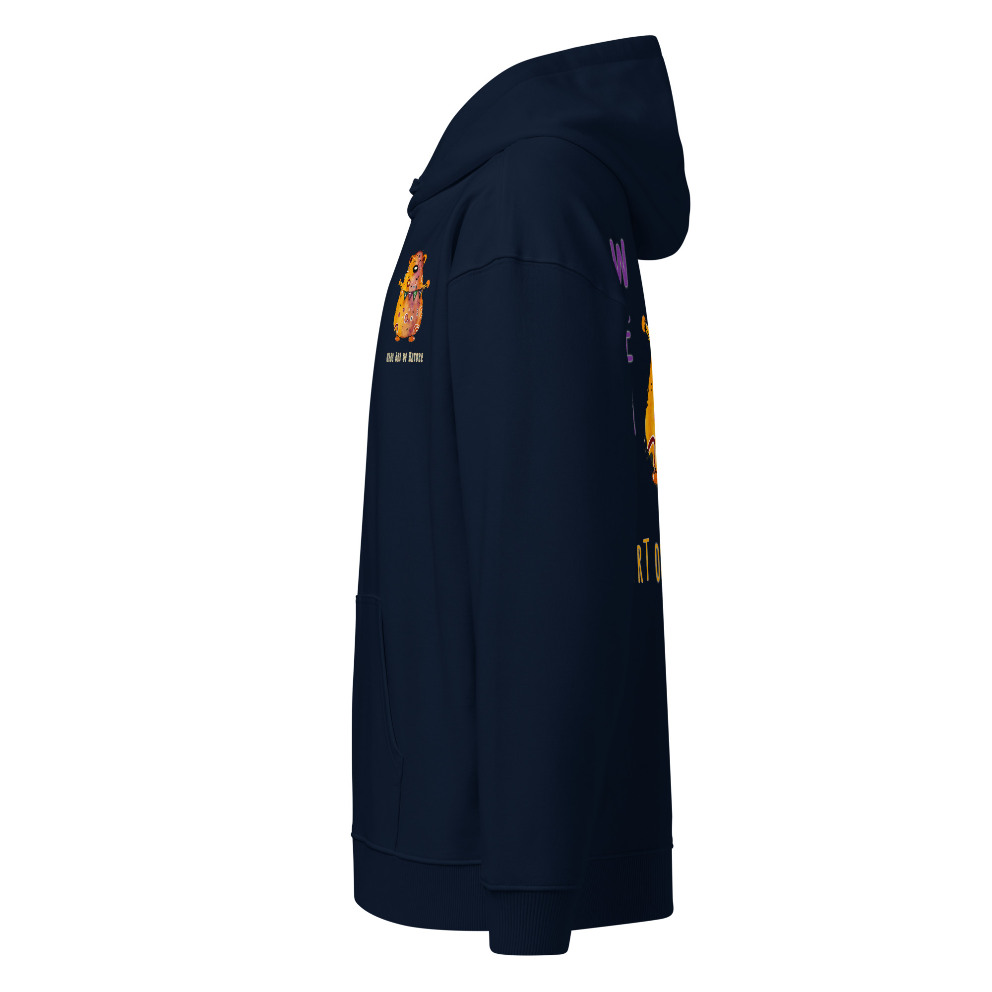 Bear L-Backprint Oversized Hoodie | Streetwear Bär Oversized Hoodie – Bild 6