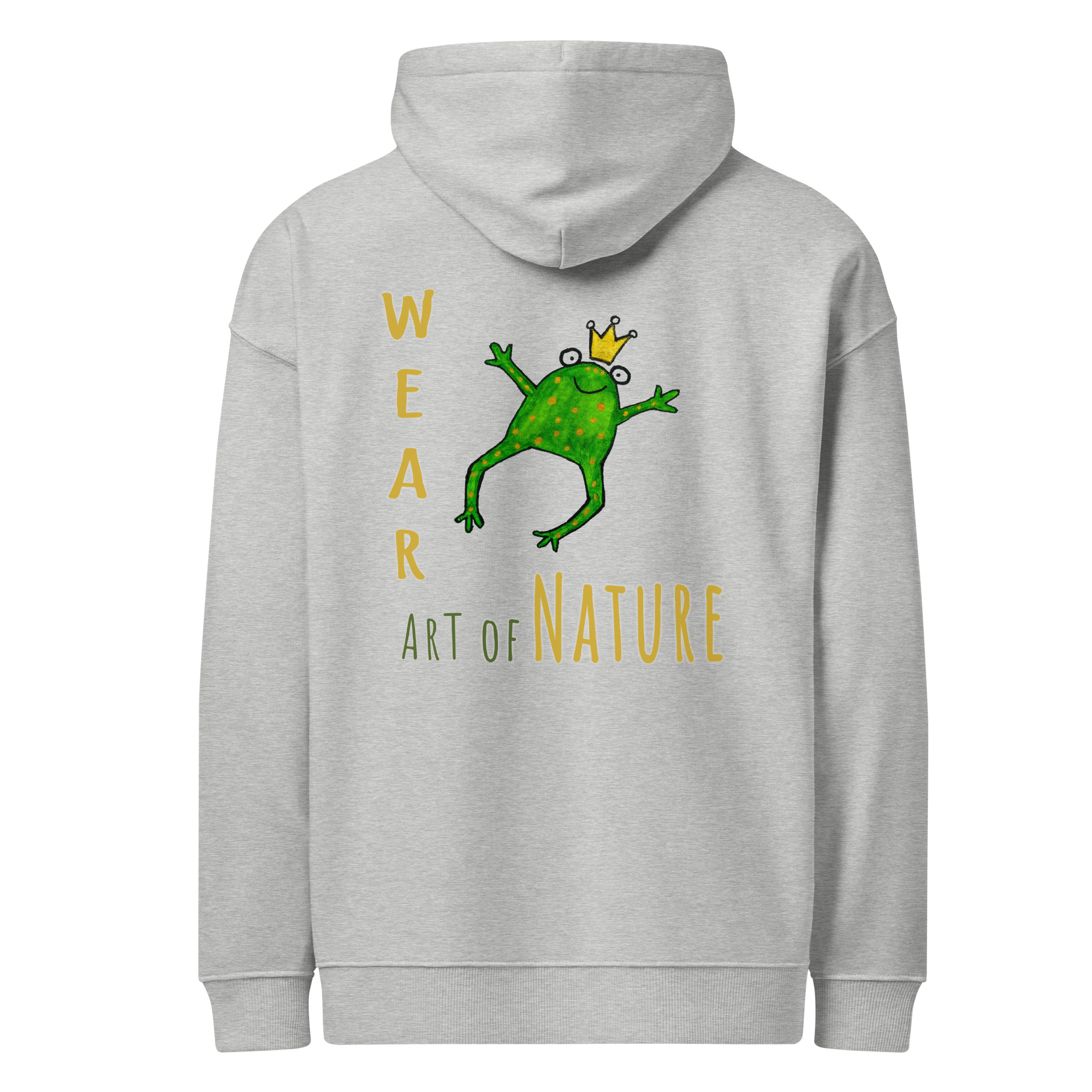 Frog L-Backprint Oversized Hoodie | Streetwear Frosch Oversized Hoodie – Bild 7