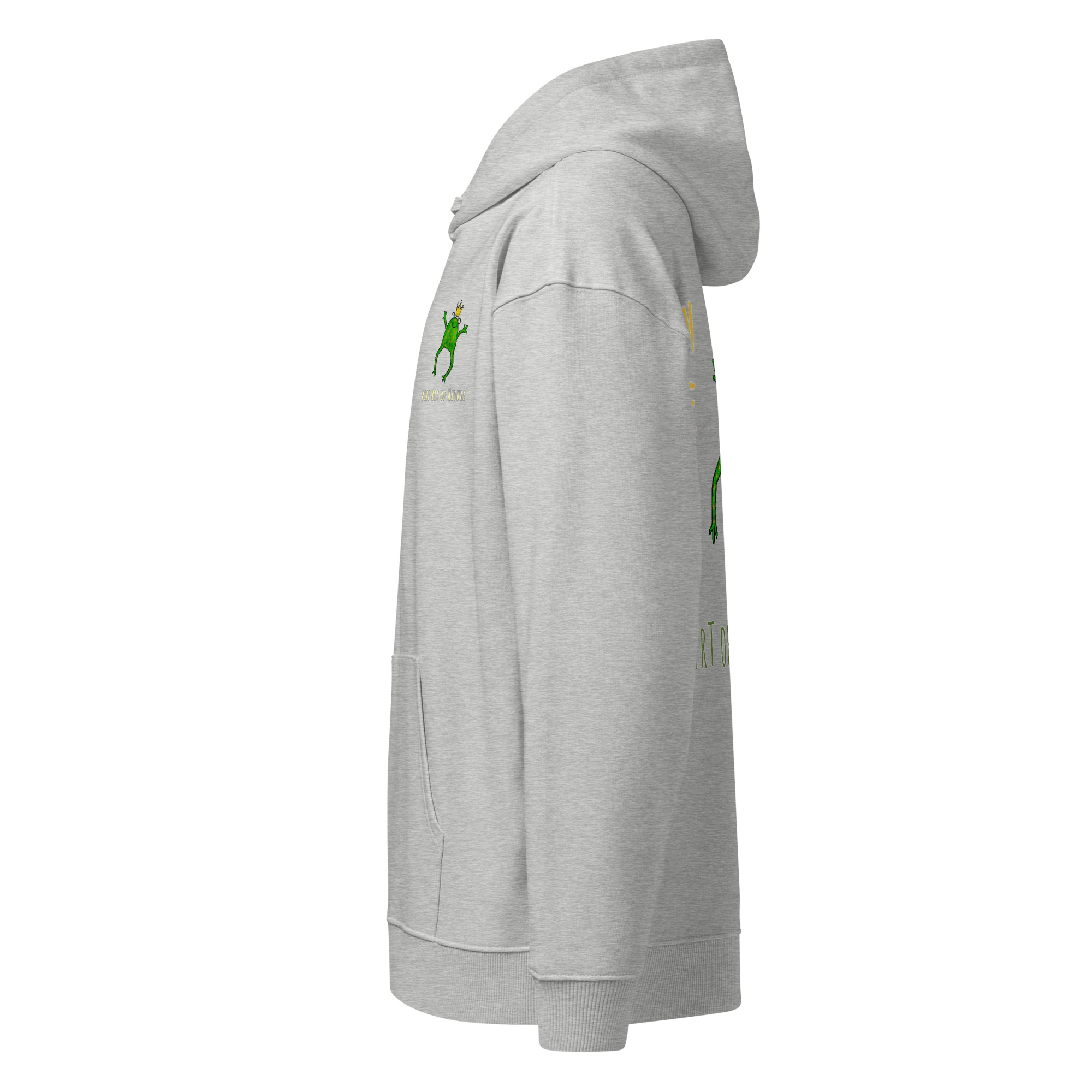 Frog L-Backprint Oversized Hoodie | Streetwear Frosch Oversized Hoodie – Bild 11