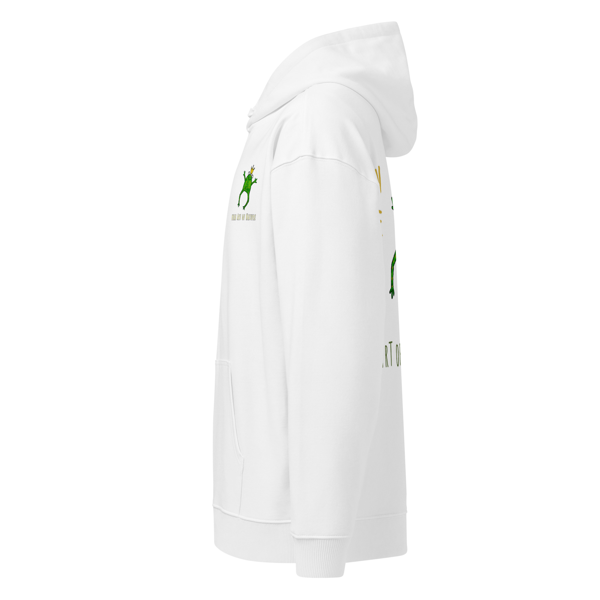 Frog L-Backprint Oversized Hoodie | Streetwear Frosch Oversized Hoodie – Bild 12