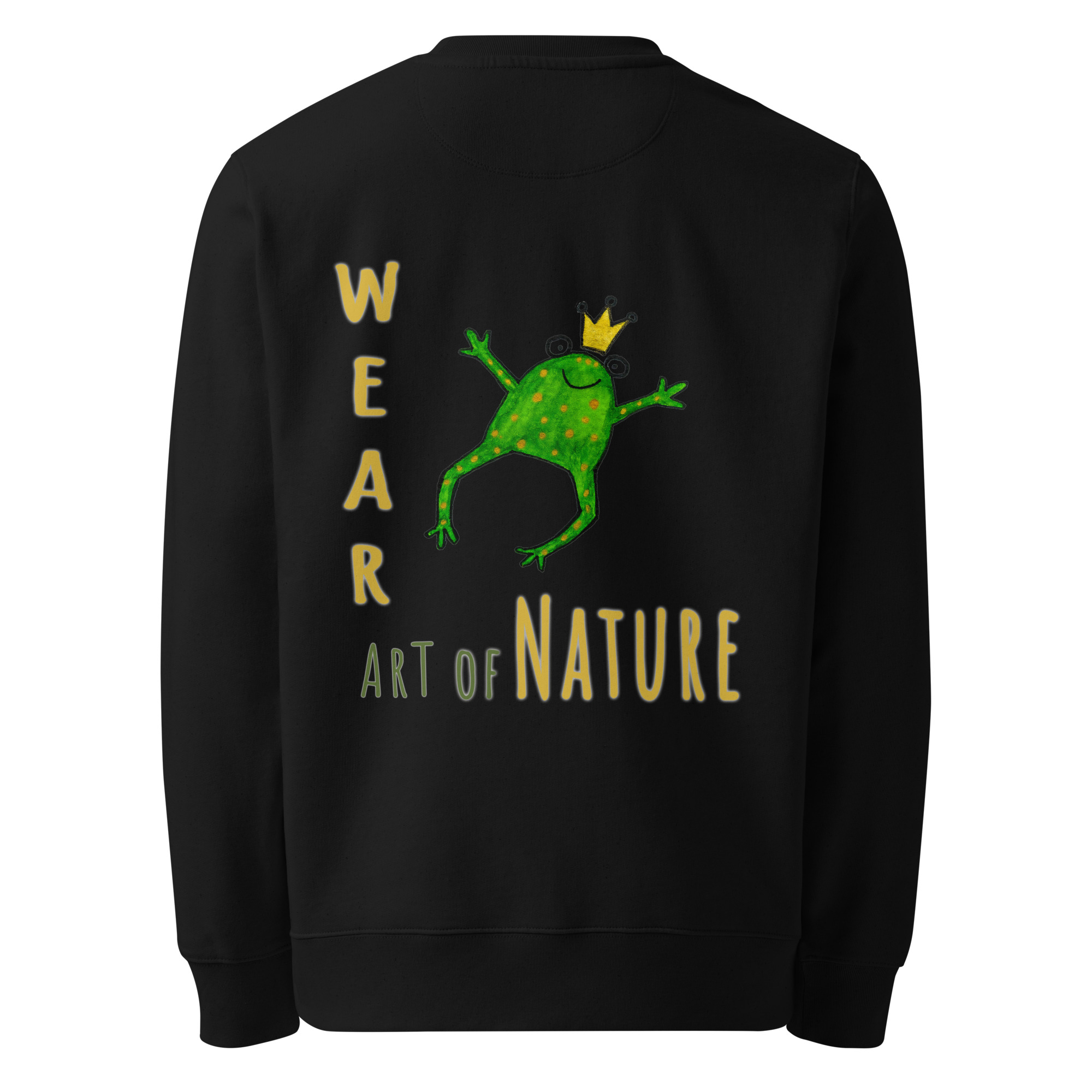 Frog L-Backprint Sweatshirt | Frosch Streetwear Pullover – Bild 4