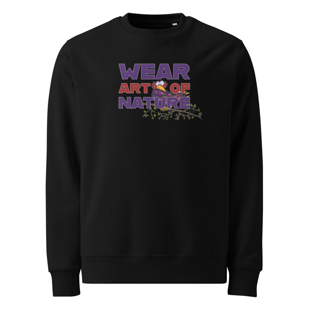 Raven Frontprint Sweatshirt | Streetwear Rabe wear Art of Nature