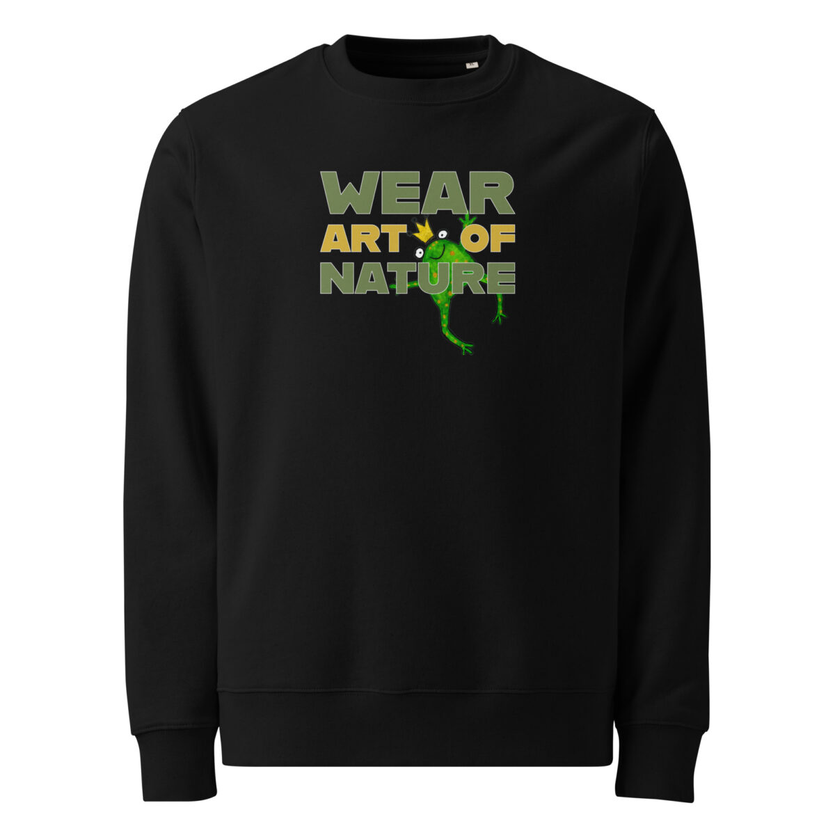 Frog Frontprint Sweatshirt | Frosch Streetwear wear Art of Nature