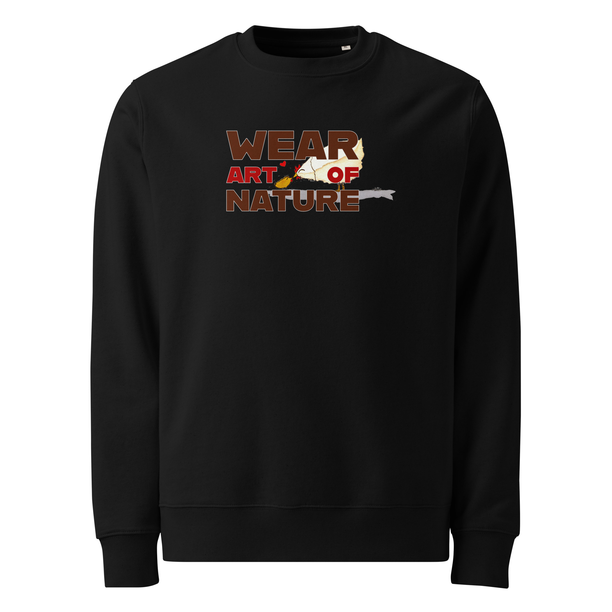 Chicken Frontprint Sweatshirt | Streetwear Huhn wear Art of Nature