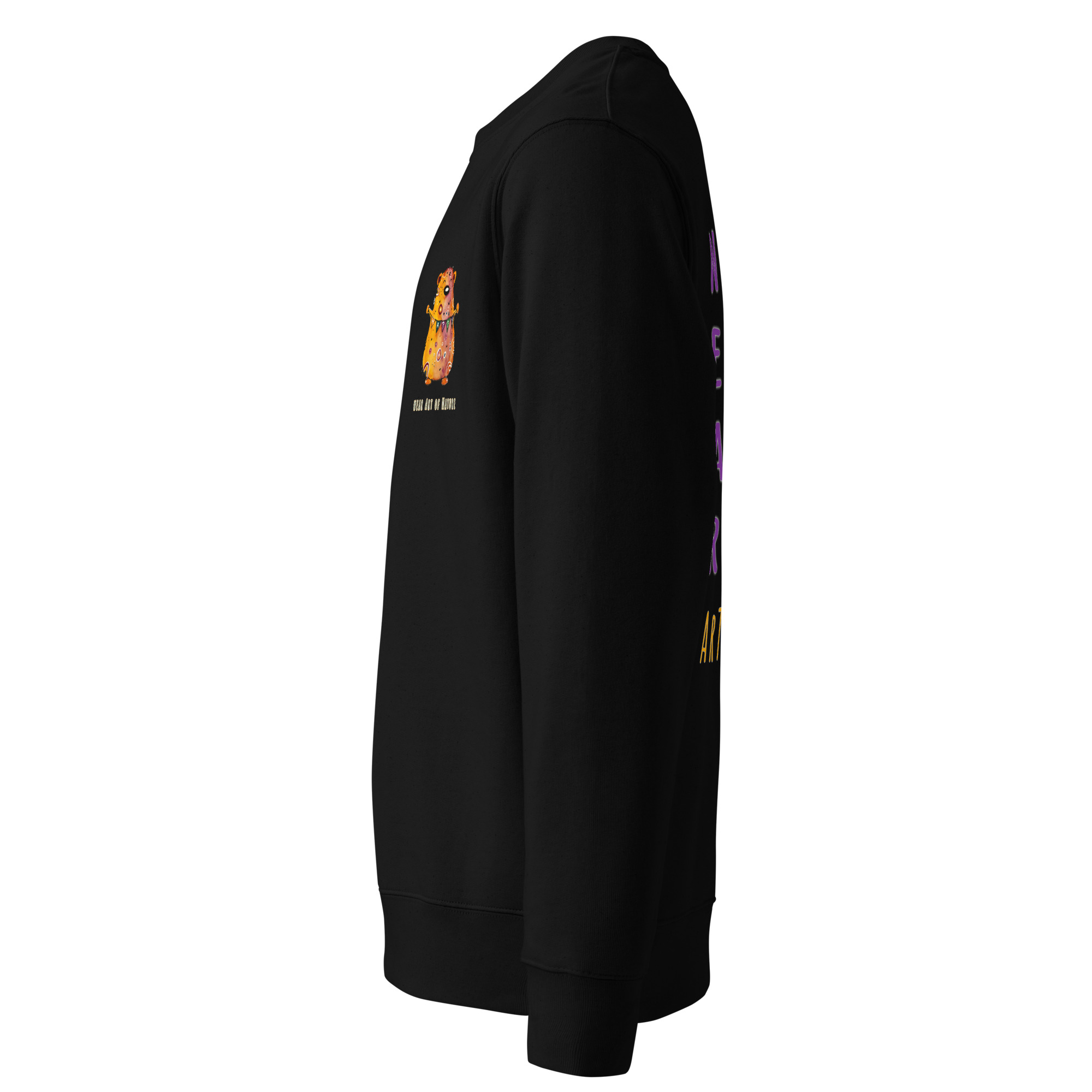Bear L-Backprint Sweatshirt | Bär Streetwear Pullover – Bild 7