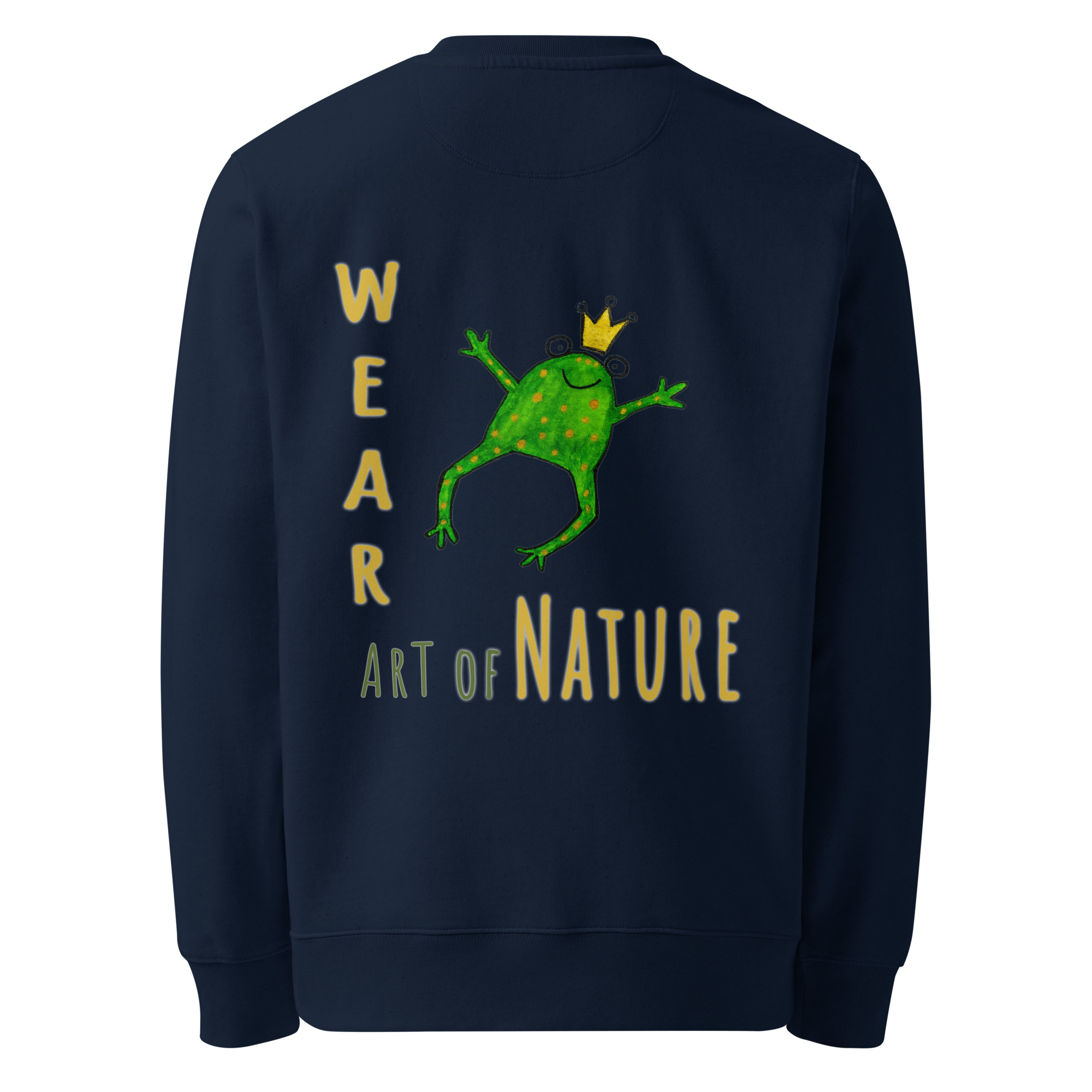 Frog L-Backprint Sweatshirt | Frosch Streetwear Pullover – Bild 5