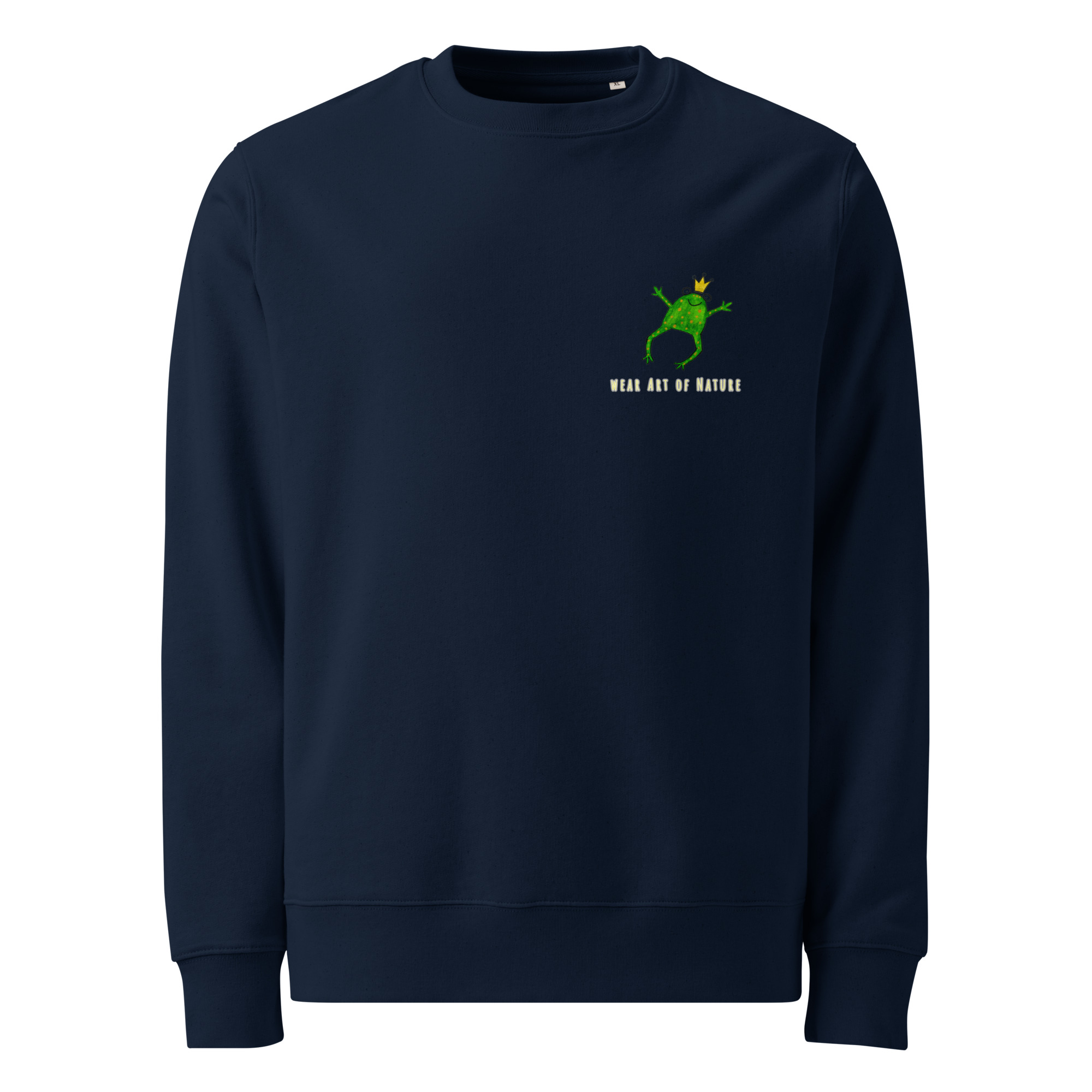 Frog L-Backprint Sweatshirt | Frosch Streetwear Pullover – Bild 2