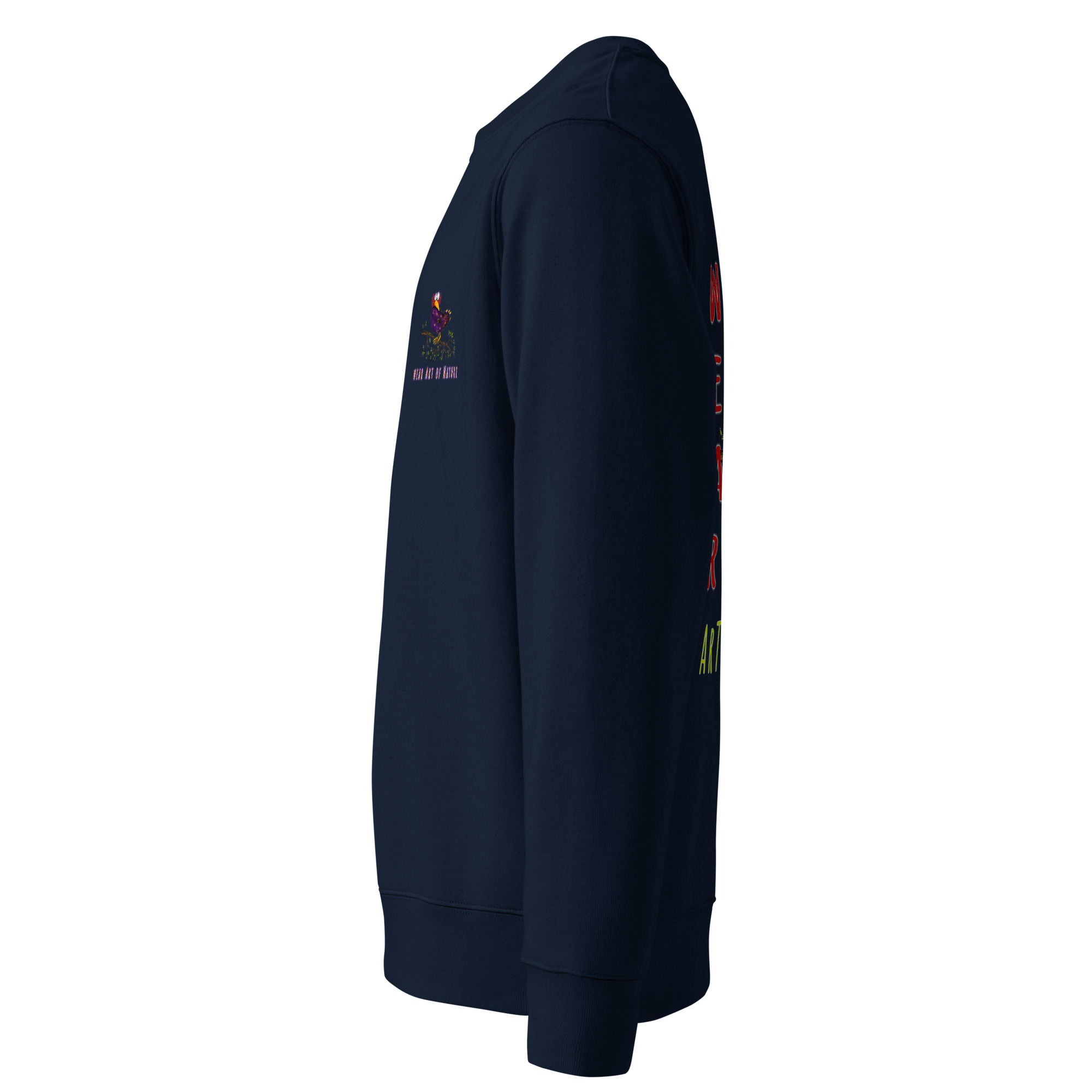 Raven L-Backprint Sweatshirt | Rabe Streetwear Pullover – Bild 8