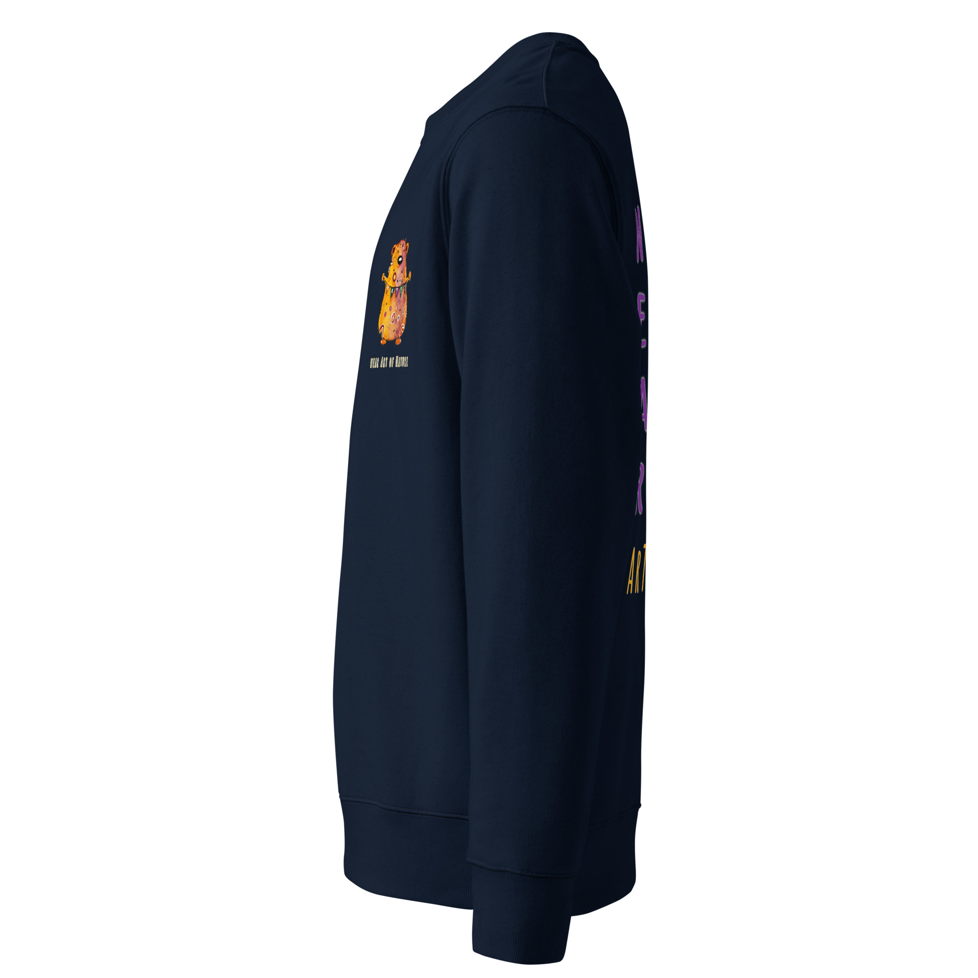 Bear L-Backprint Sweatshirt | Bär Streetwear Pullover – Bild 8