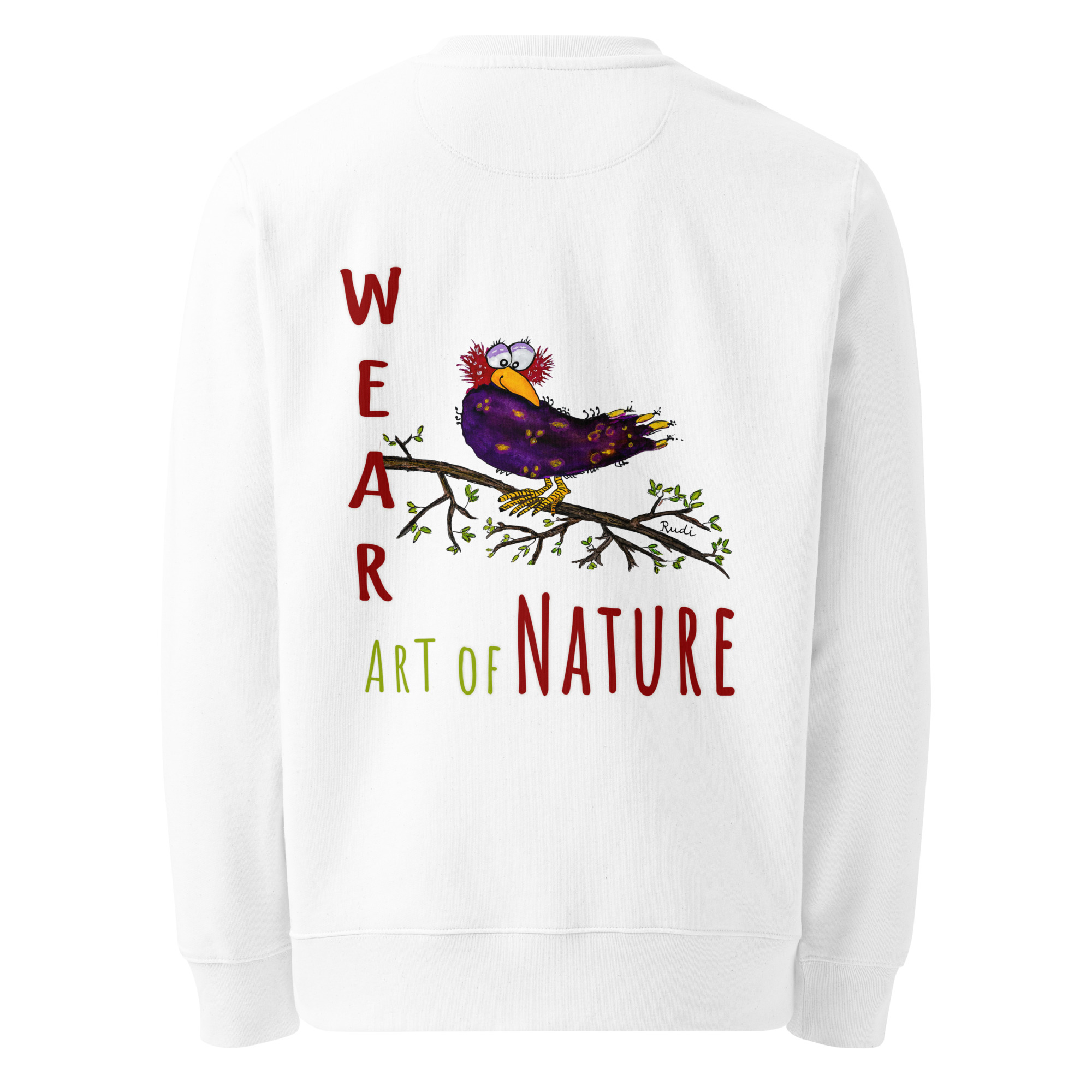 Raven L-Backprint Sweatshirt | Rabe Streetwear Pullover – Bild 6