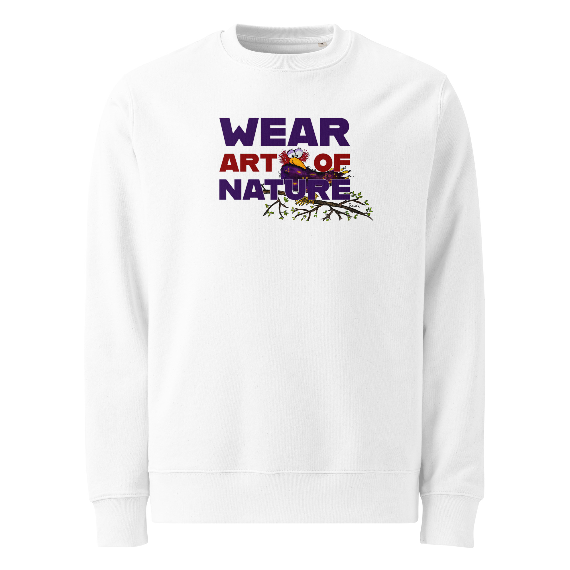 Raven Frontprint Sweatshirt | Streetwear Rabe wear Art of Nature – Bild 3