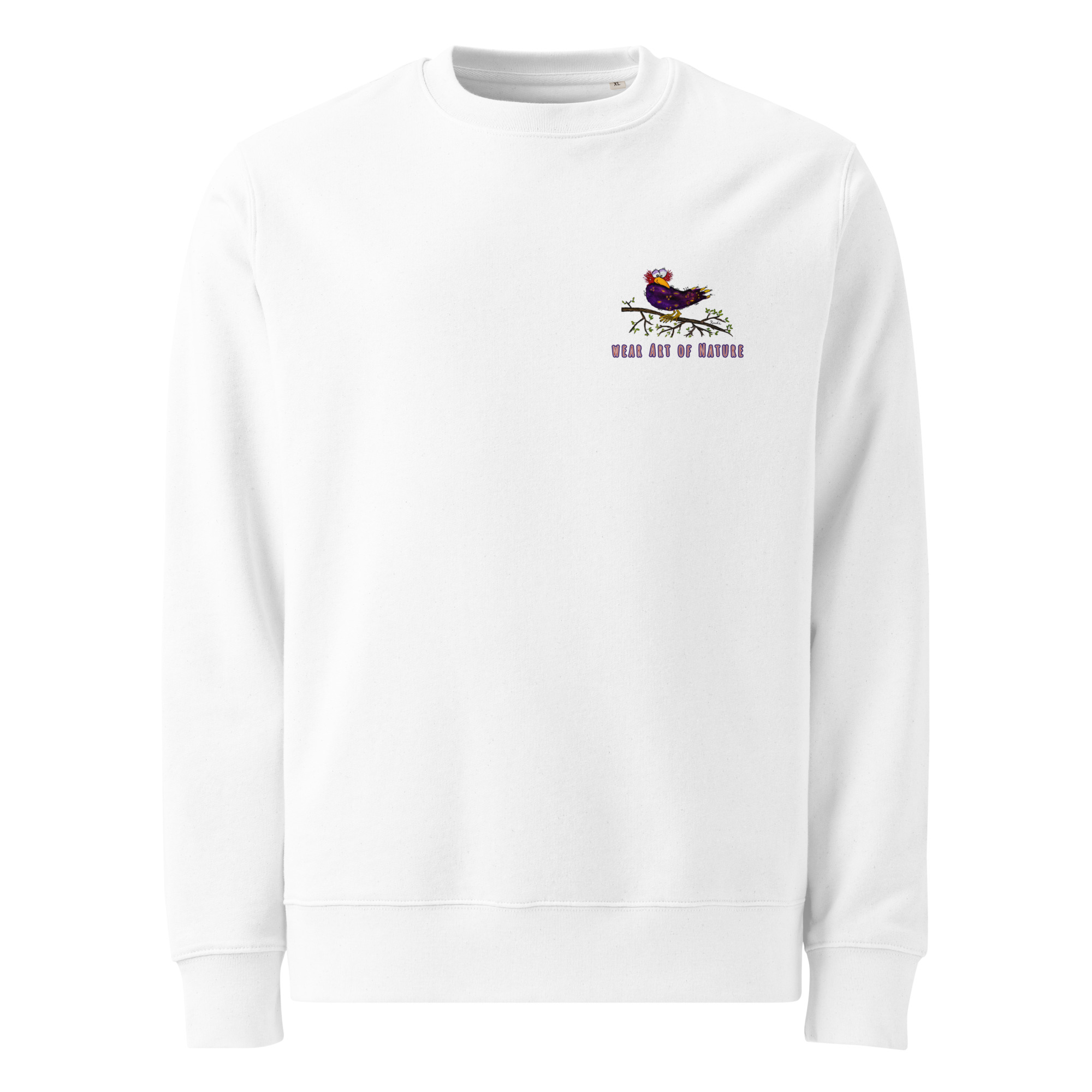 Raven L-Backprint Sweatshirt | Rabe Streetwear Pullover – Bild 3