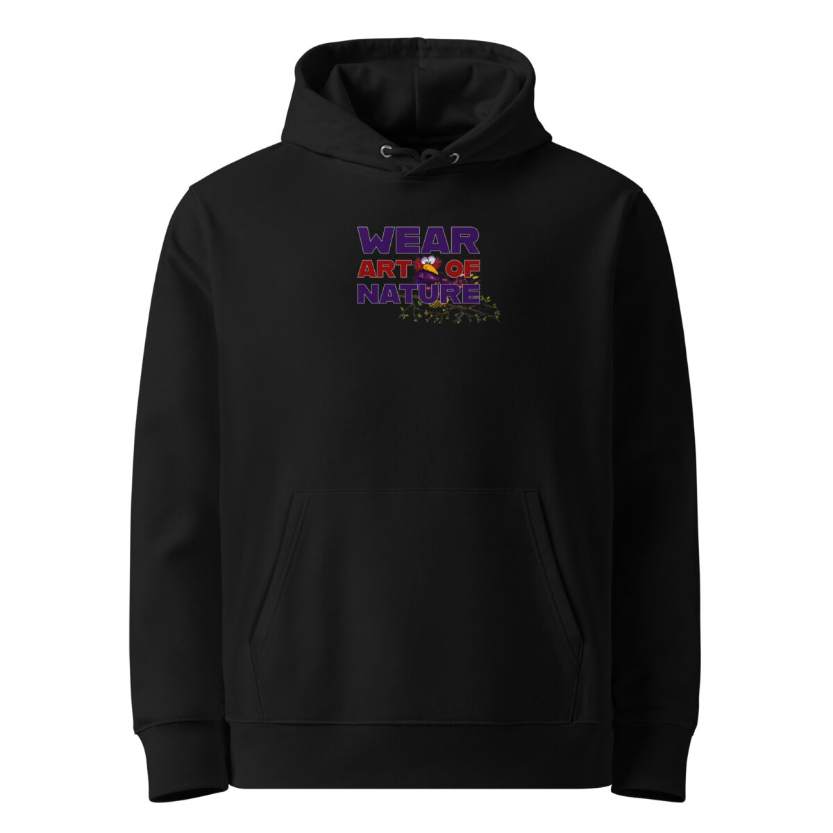 Raven Frontprint Hoodie | Rabe Streetwear Hoodie