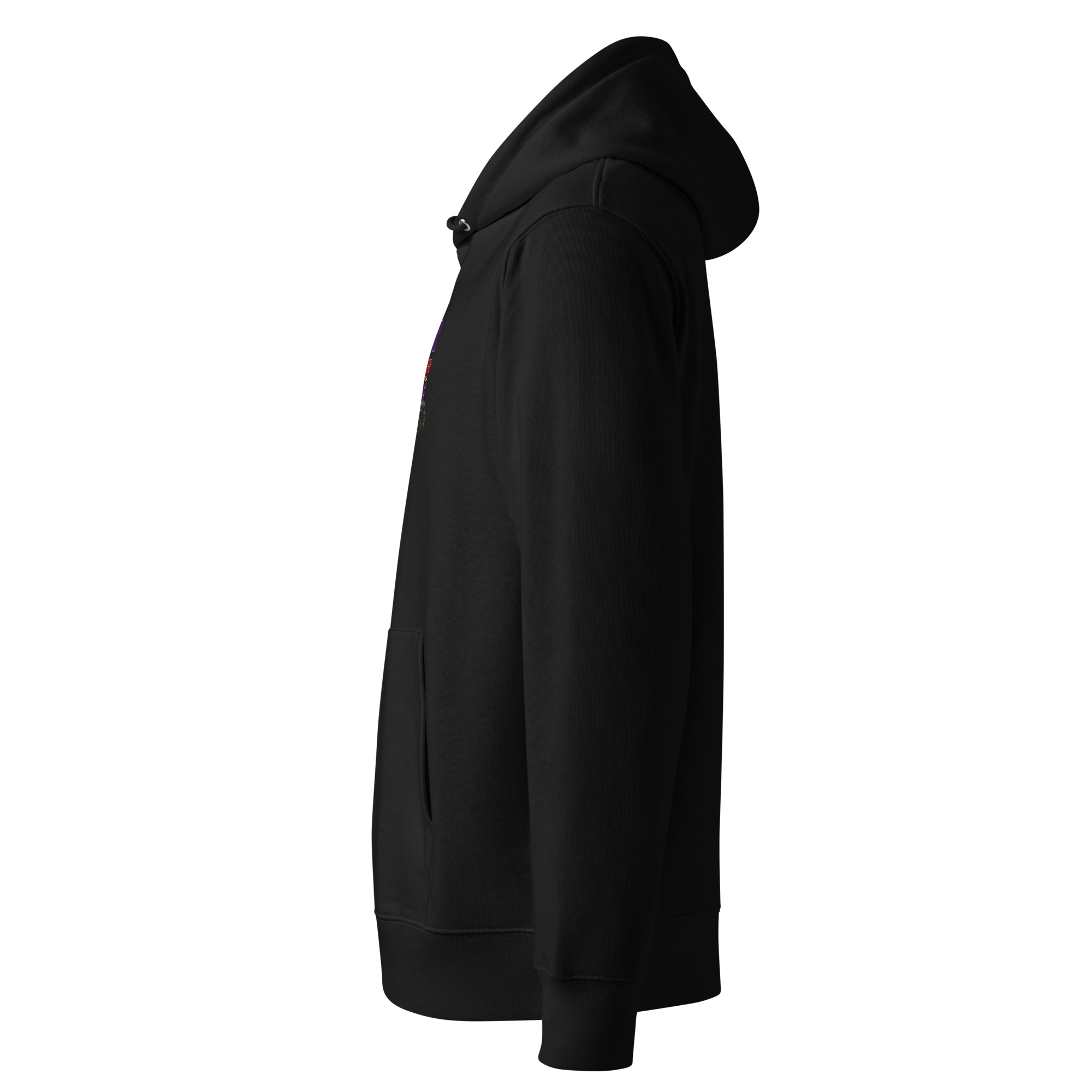 Raven Frontprint Hoodie | Rabe Streetwear Hoodie – Bild 9