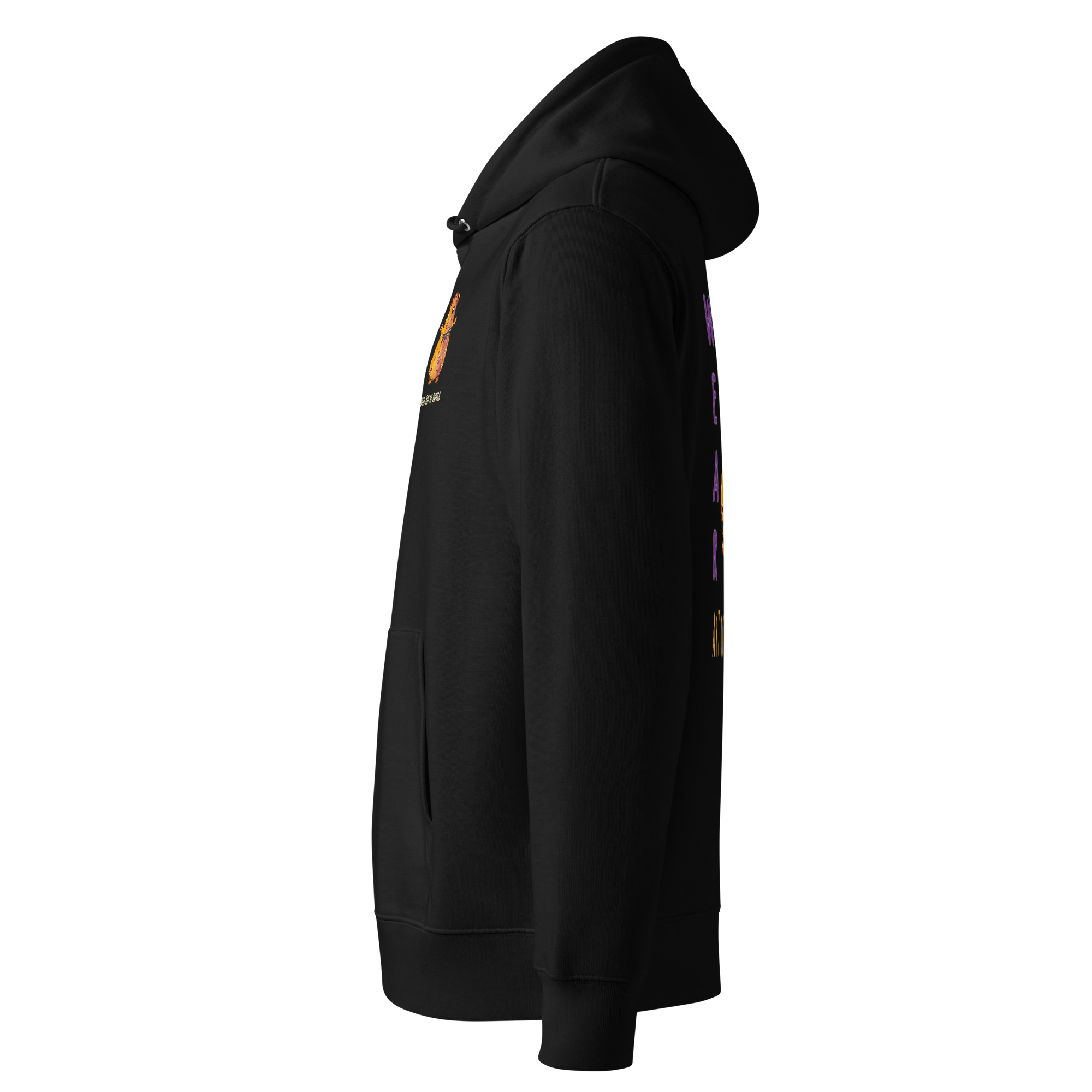 Bear L-Backprint Hoodie | Bär Streetwear Hoodie – Bild 9