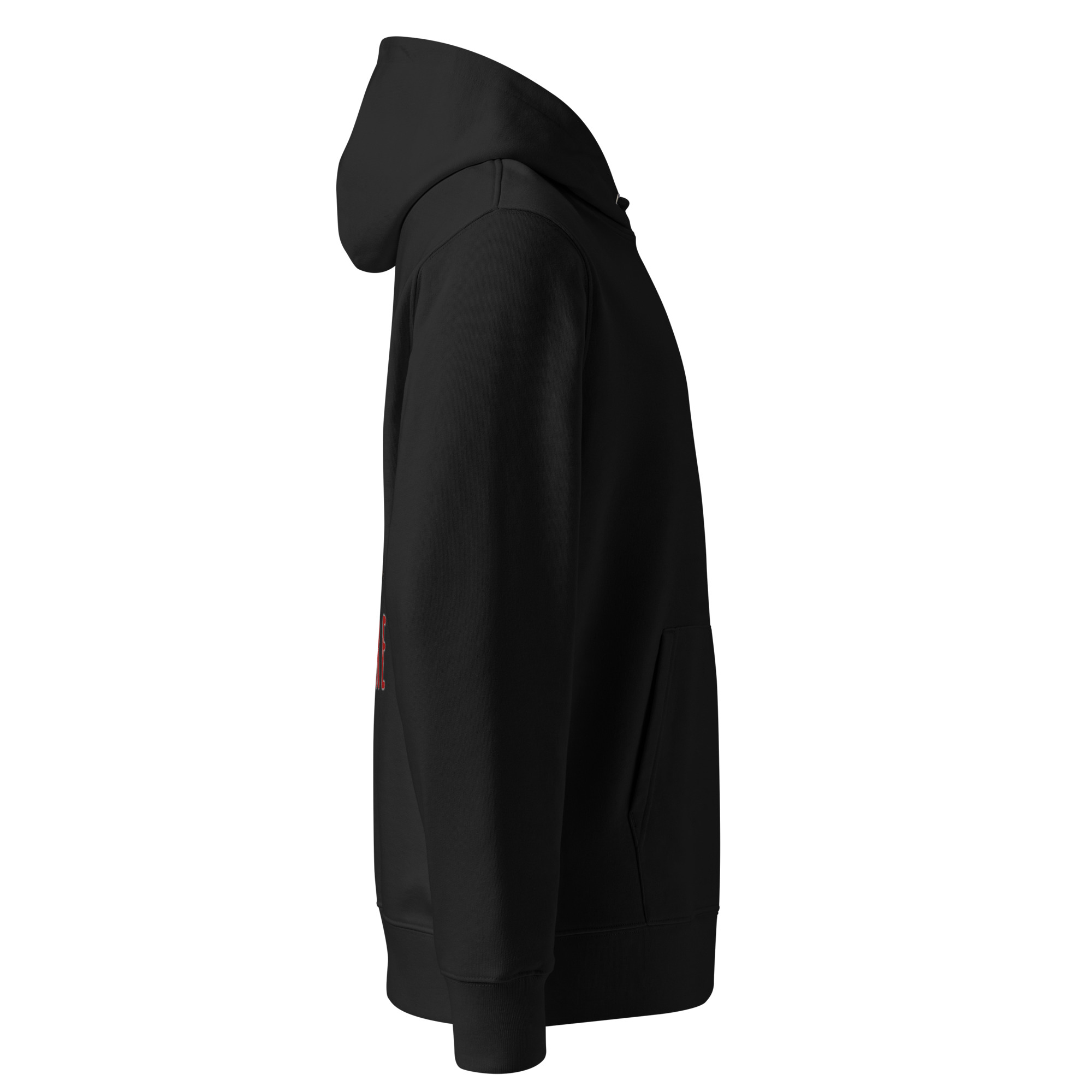 Raven L-Backprint Hoodie | Rabe Streetwear Hoodie – Bild 13