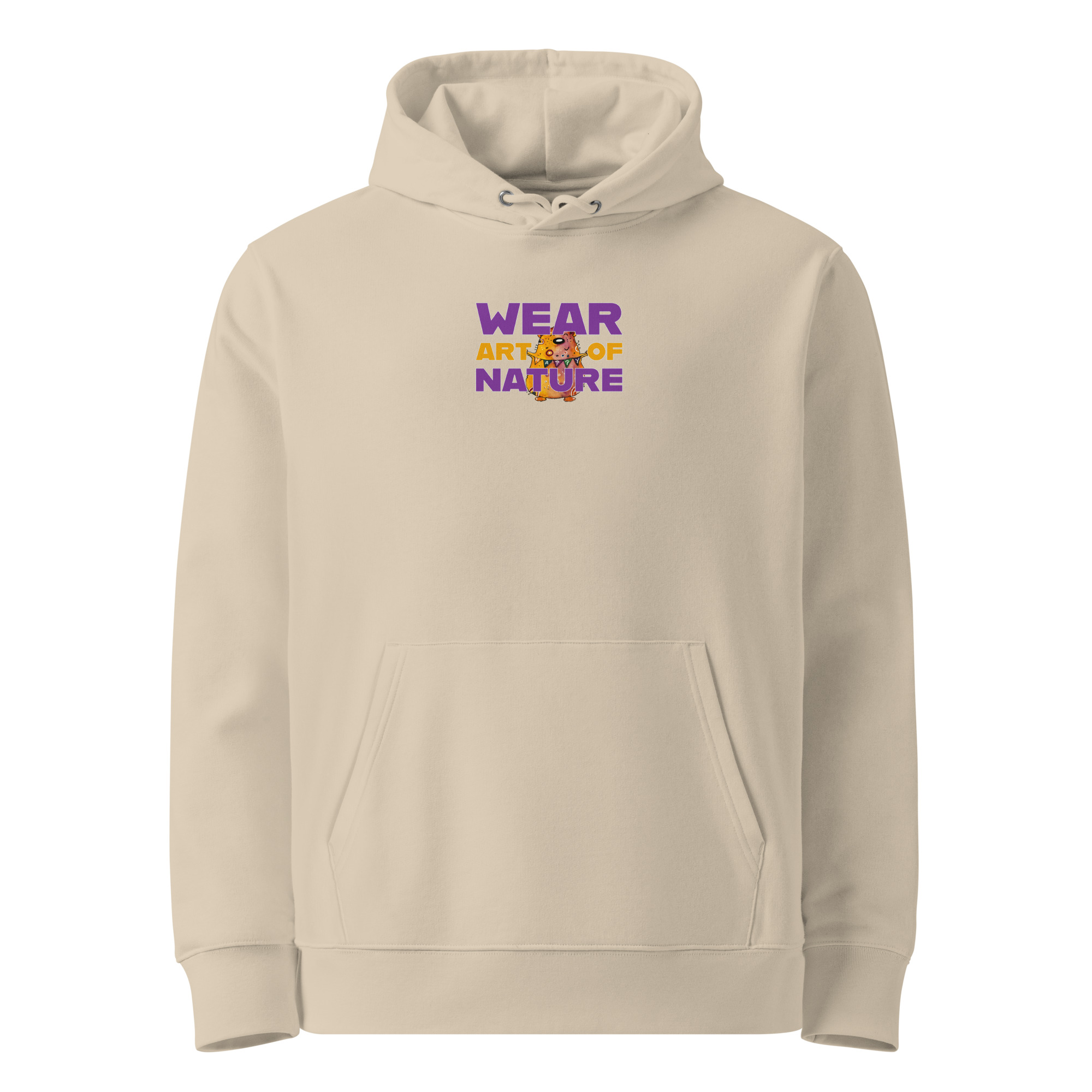 Bear Frontprint Hoodie | Bär Streetwear Hoodie – Bild 3