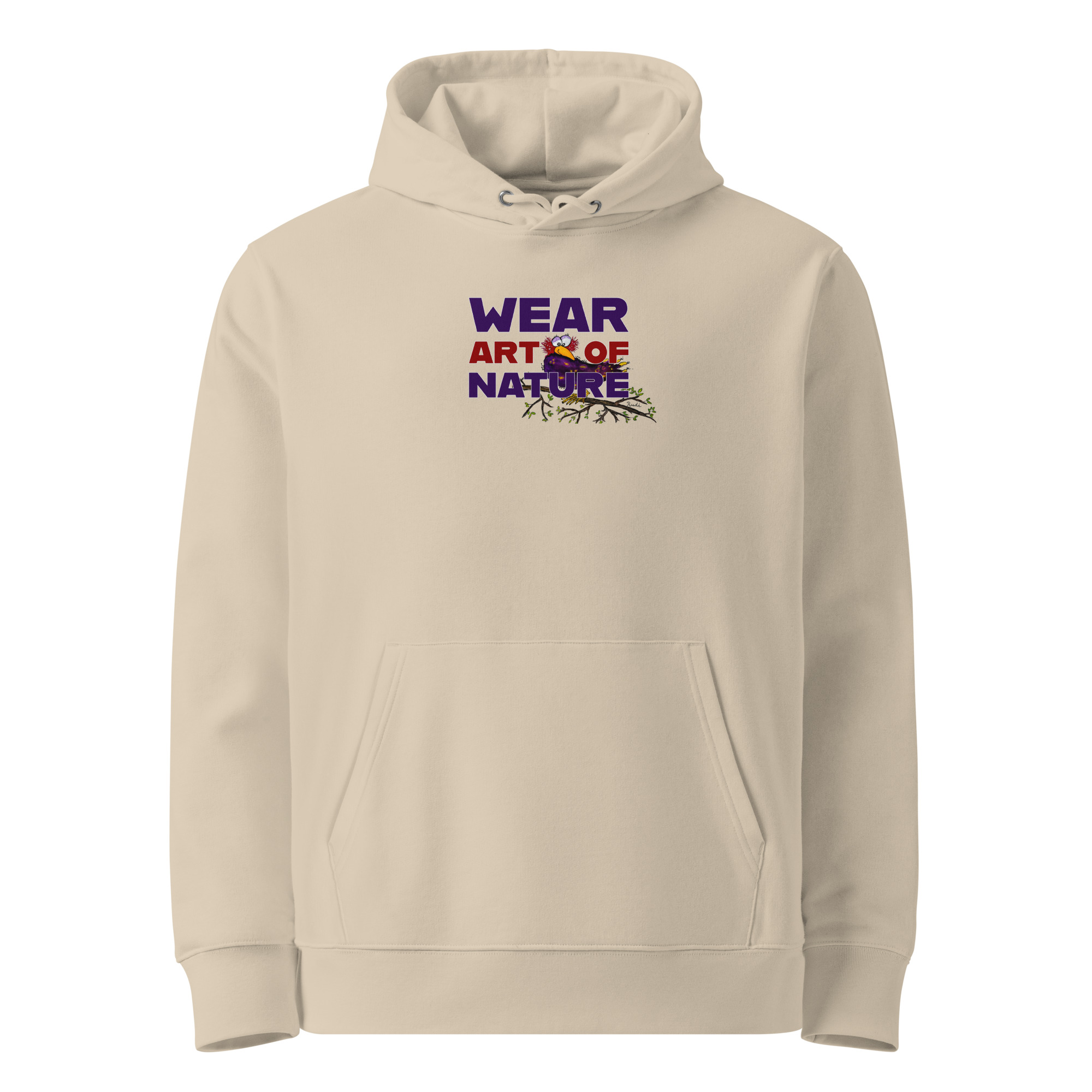 Raven Frontprint Hoodie | Rabe Streetwear Hoodie – Bild 3
