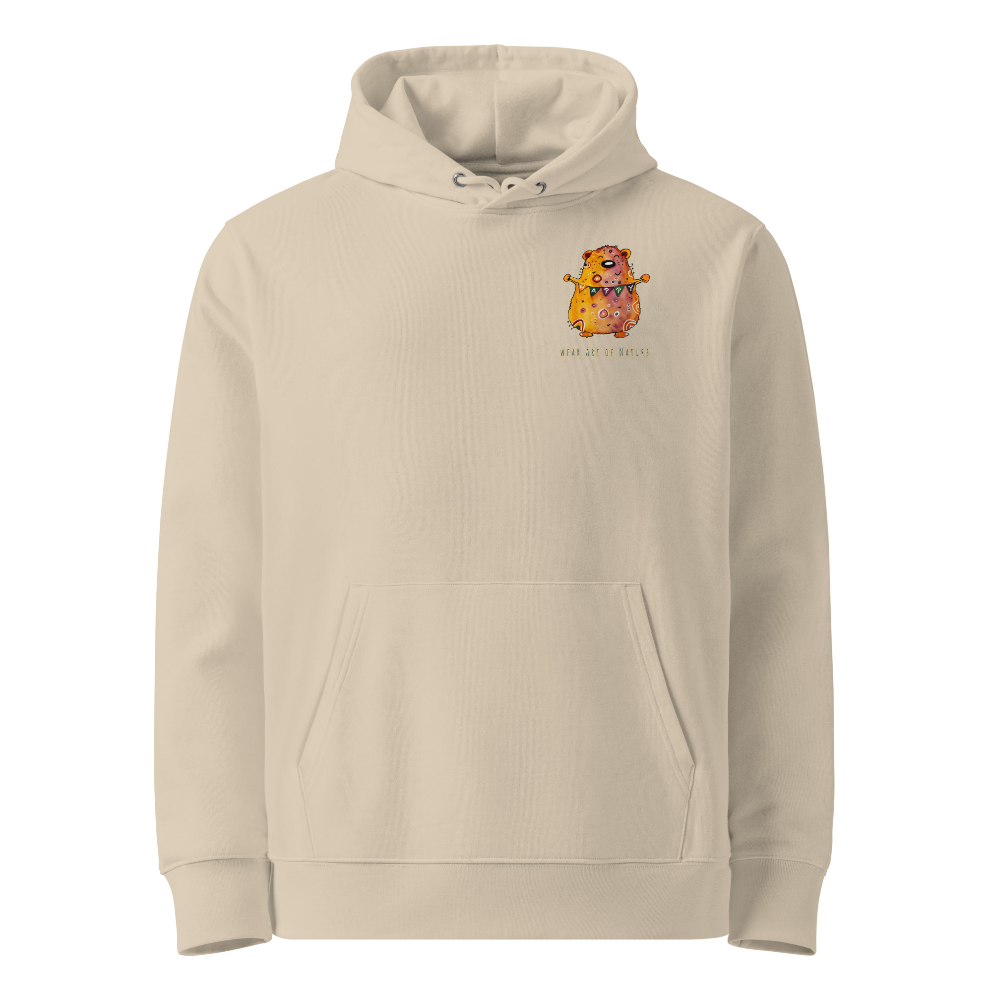 Bear L-Backprint Hoodie | Bär Streetwear Hoodie – Bild 3