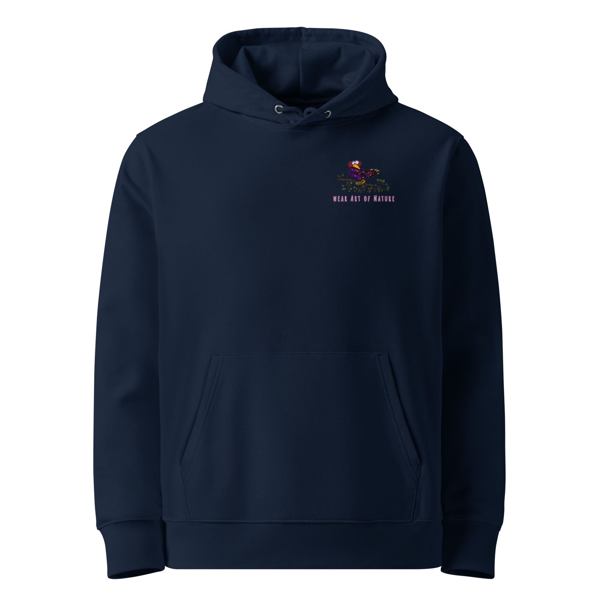 Raven L-Backprint Hoodie | Rabe Streetwear Hoodie – Bild 2