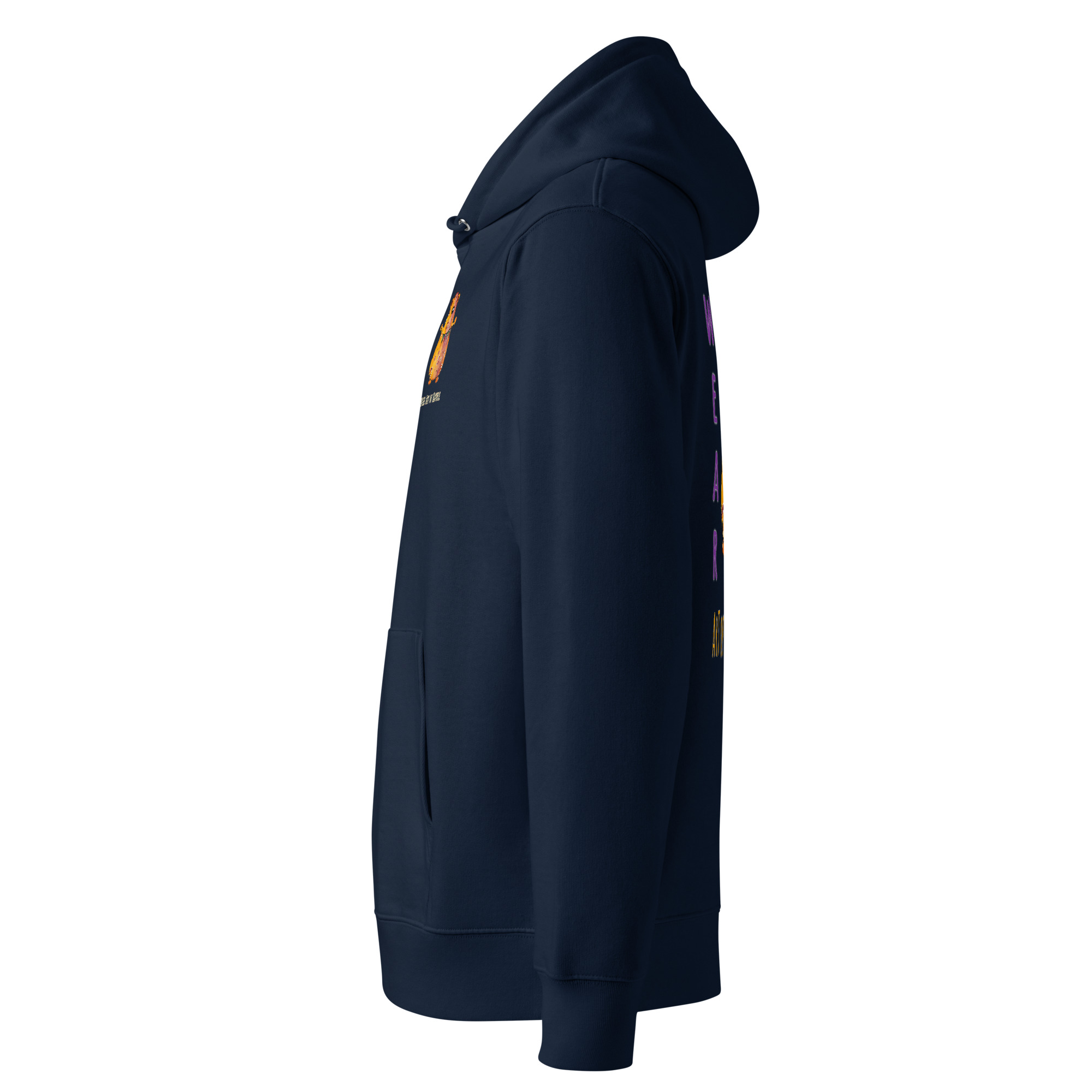 Bear L-Backprint Hoodie | Bär Streetwear Hoodie – Bild 10