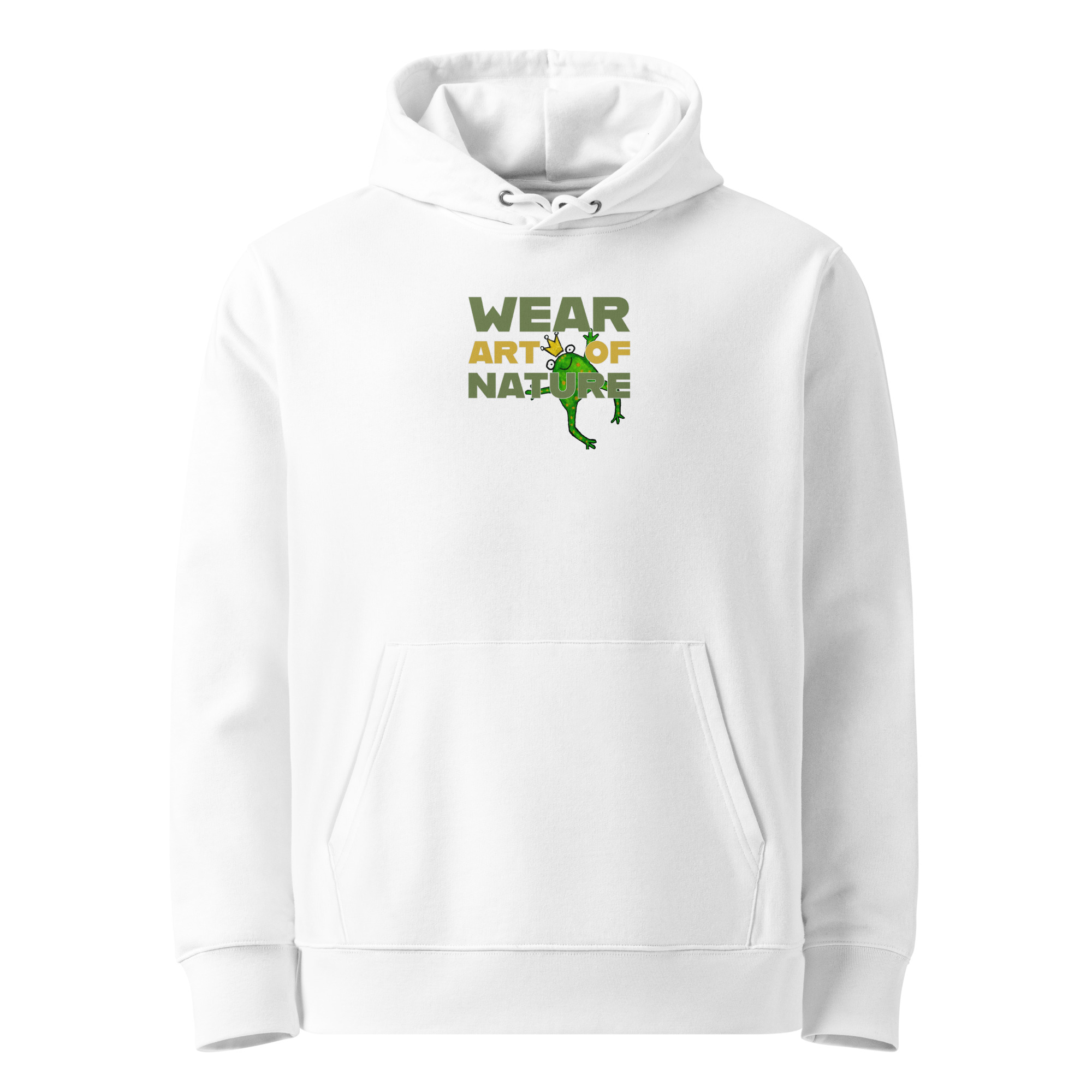 Frog Frontprint Hoodie | Frosch Streetwear Hoodie – Bild 4