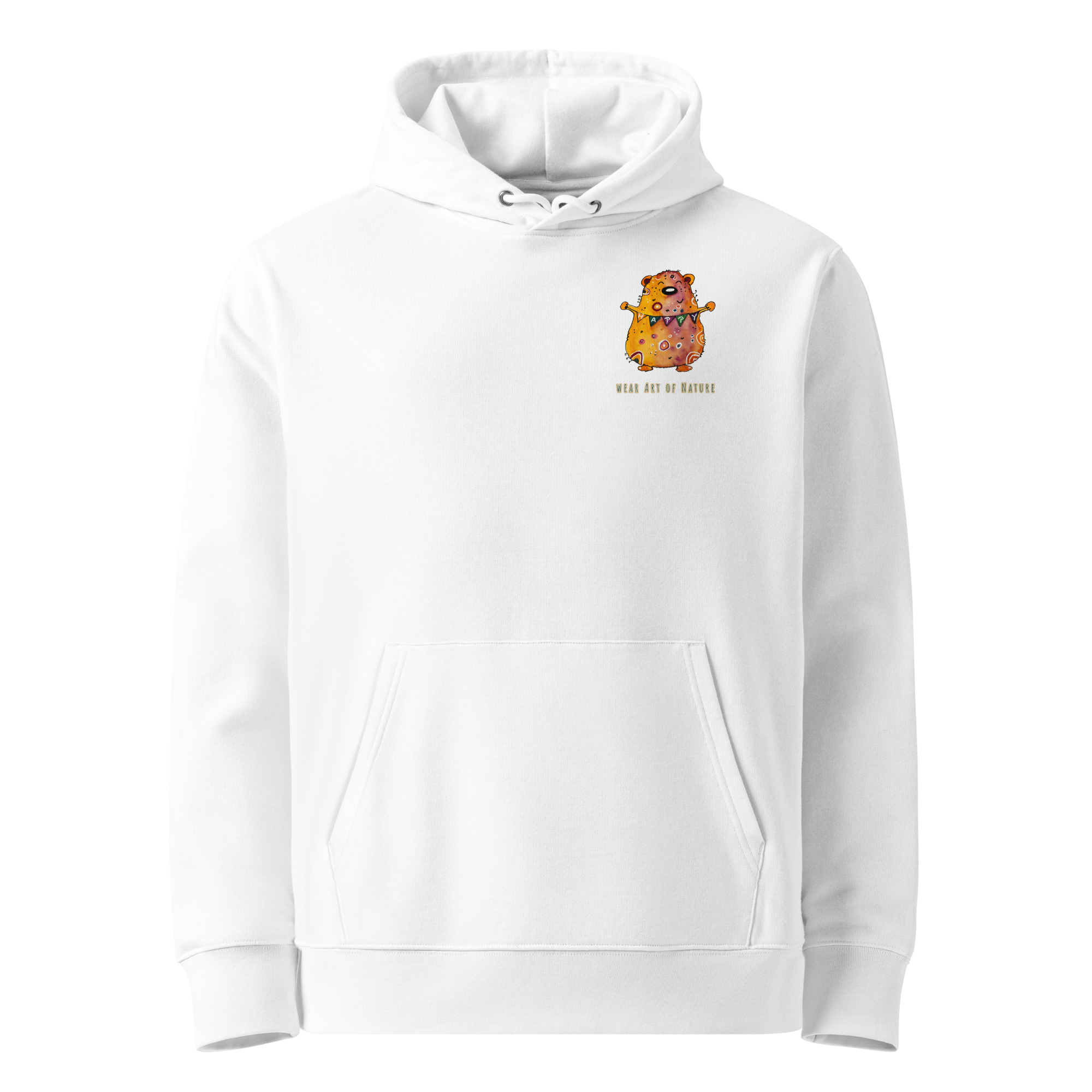 Bear L-Backprint Hoodie | Bär Streetwear Hoodie – Bild 4