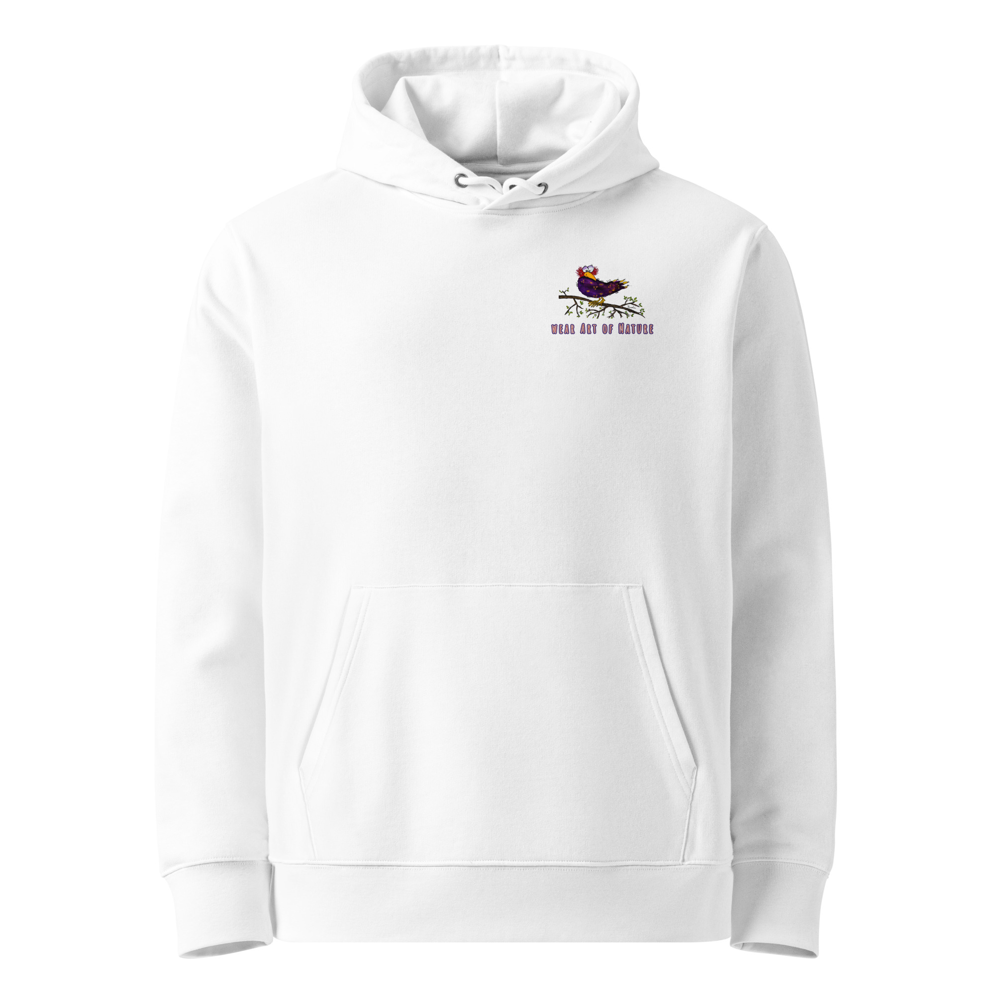 Raven L-Backprint Hoodie | Rabe Streetwear Hoodie – Bild 4
