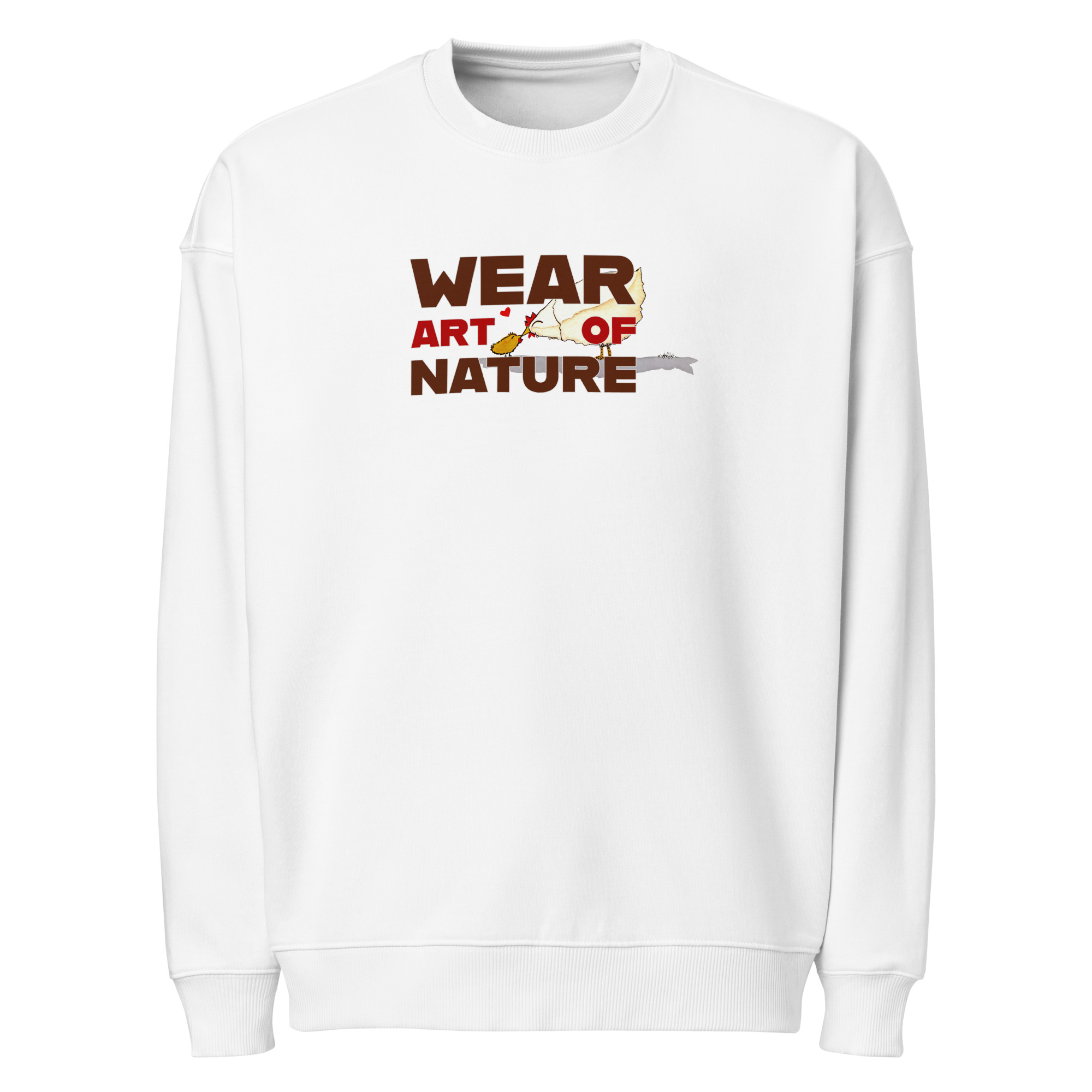 Chicken Frontprint Oversize | Streetwear Huhn wear Art of Nature – Bild 24